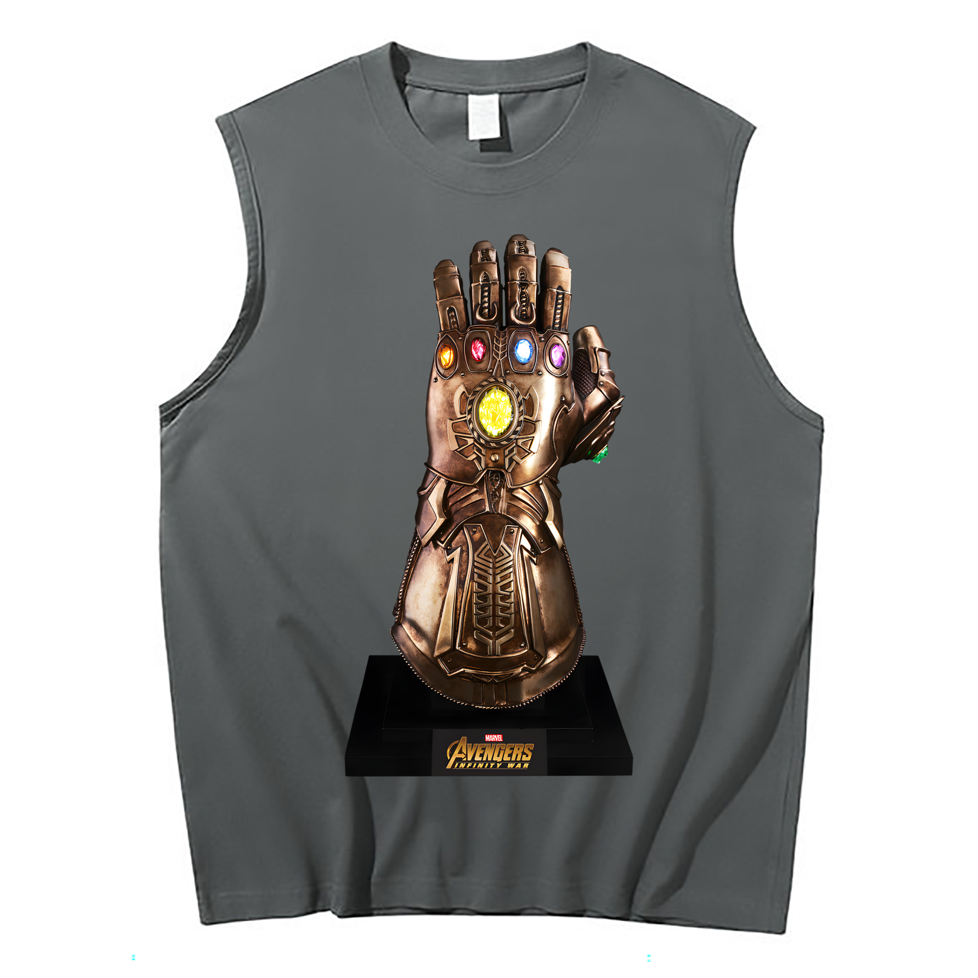 （画像用） アベンジャーズ The Avengers コットン100％タンクトップ（フロントプリント）